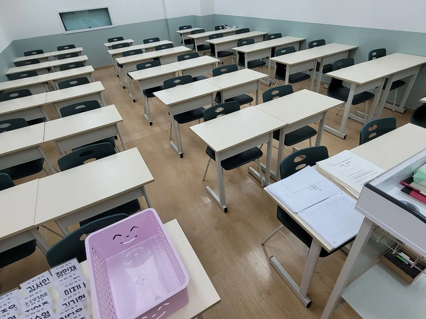 강의실 정리 — 서해구 학원청소 현장