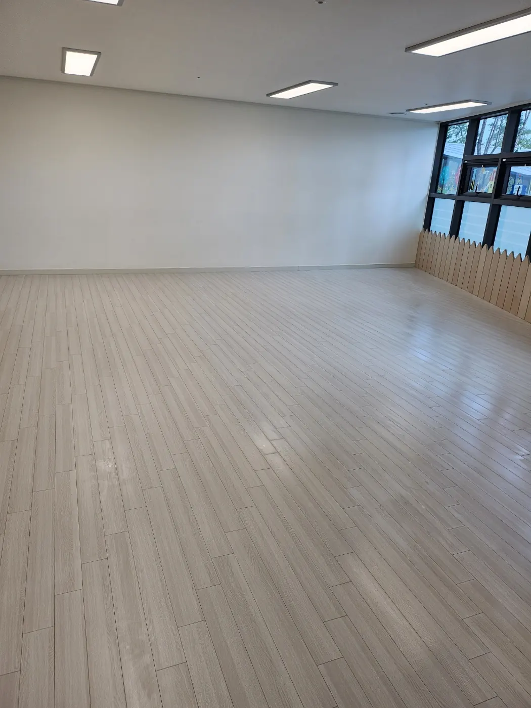 부평구 어린이집청소 시공 현장 — 교실 마감