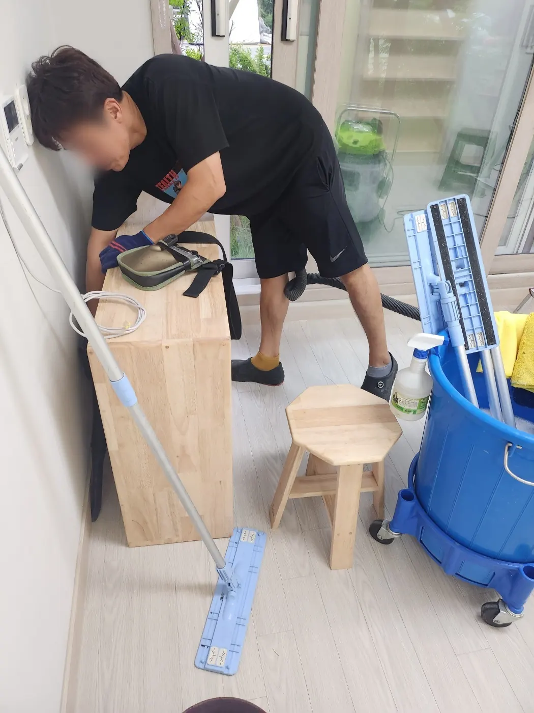 세정 진행 — 옥련동 어린이집청소 현장