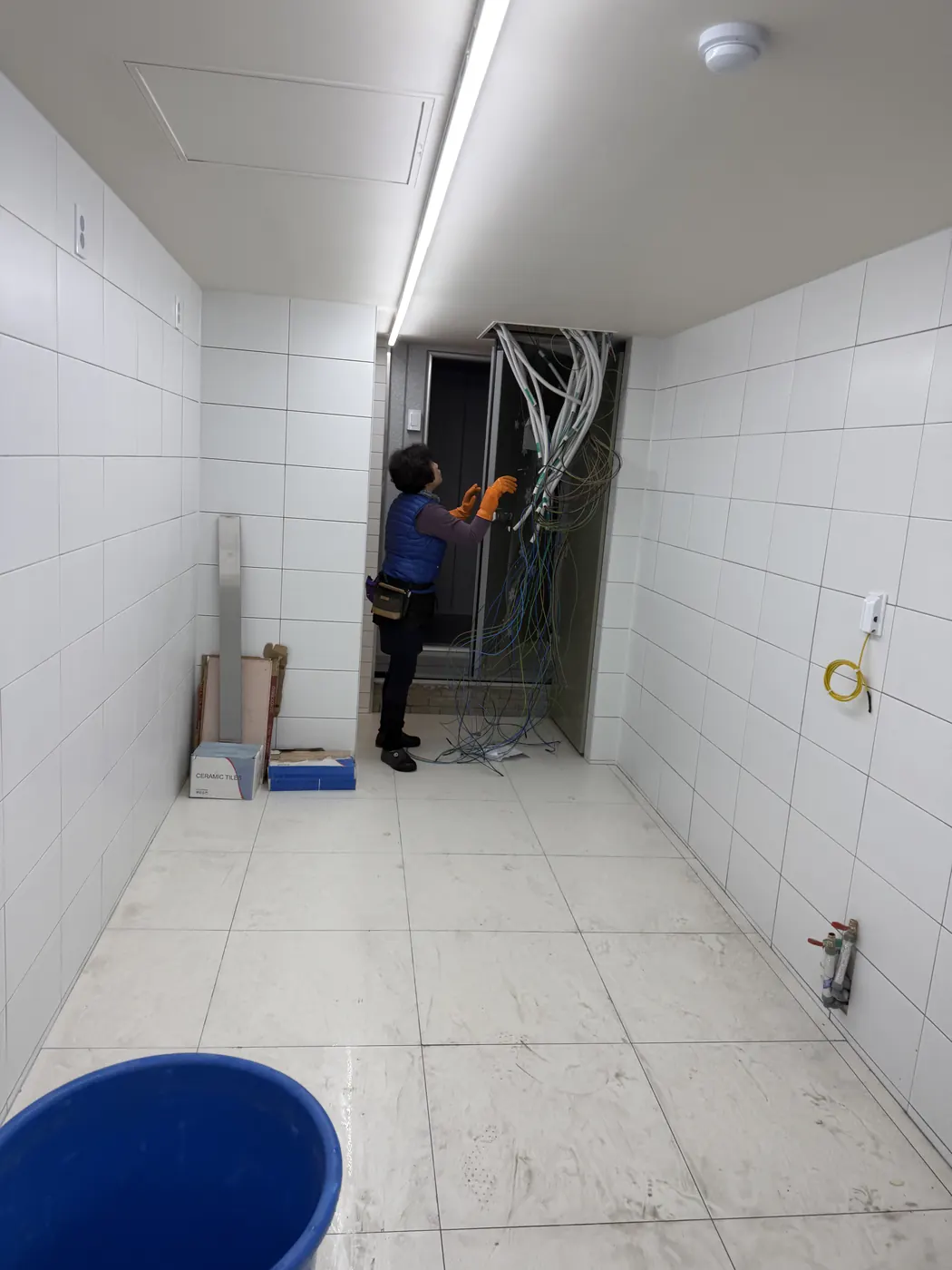 세정 진행 — 남동구 식당청소 현장