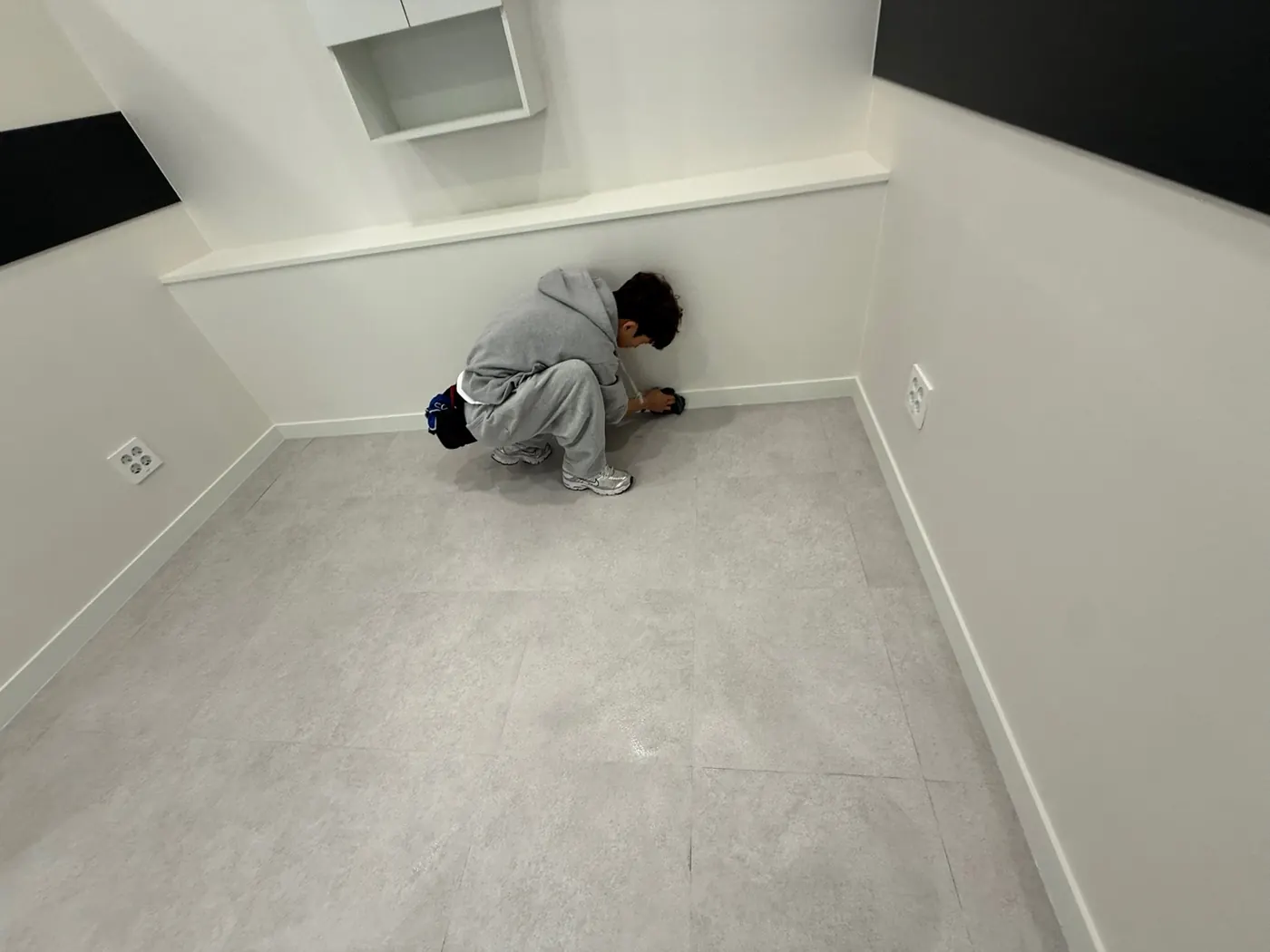 작업 진행 — 주안동 상가청소 현장