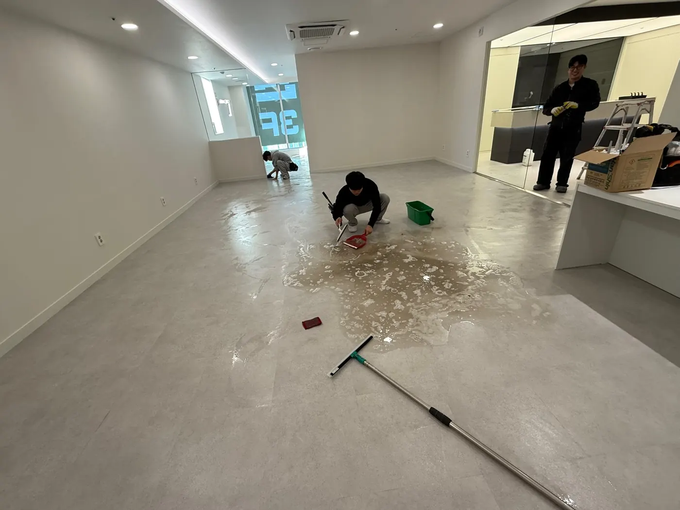 세정 진행 — 계양구 상가청소 현장