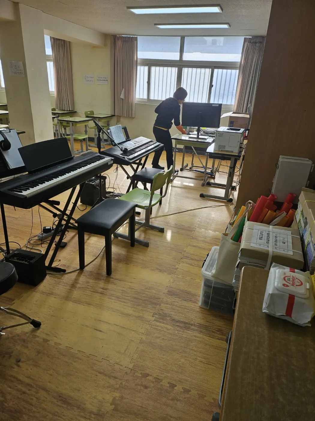 특별교실 정리 — 서창동 학교청소 현장